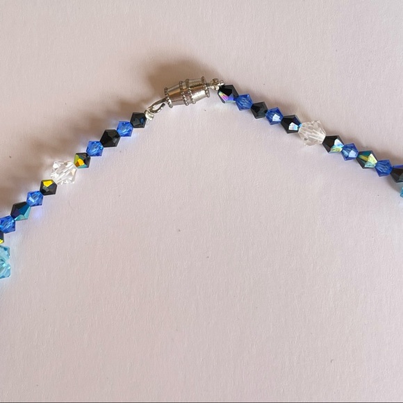 ๐Handmade Authentic Swarovski Crystal & SS925 necklace & bracelet set - Picture 9 of 15